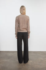 Enza Costa Long Hair Cashmere Crew Neck Sweater