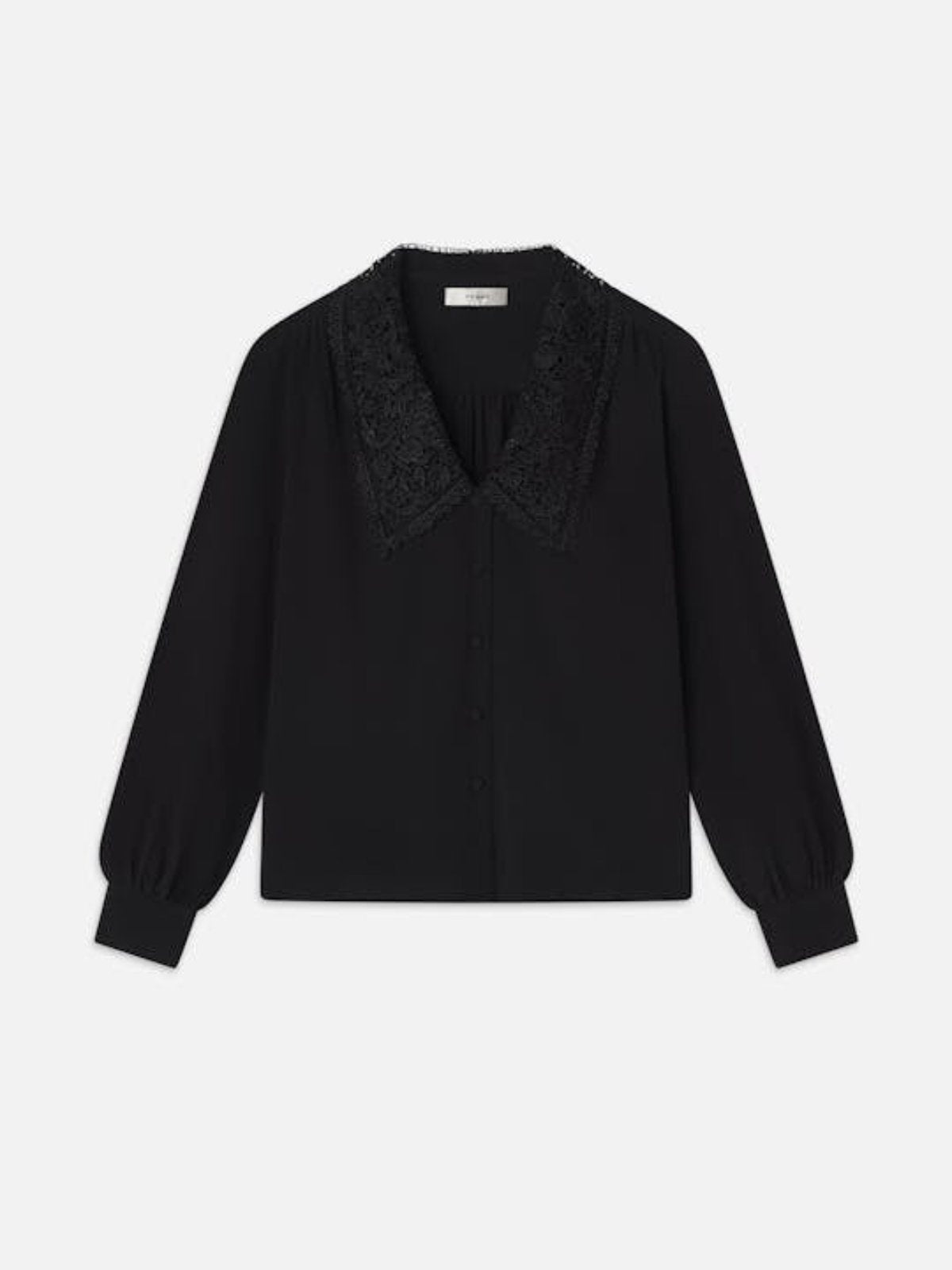 Frame Lace Collar Blouse