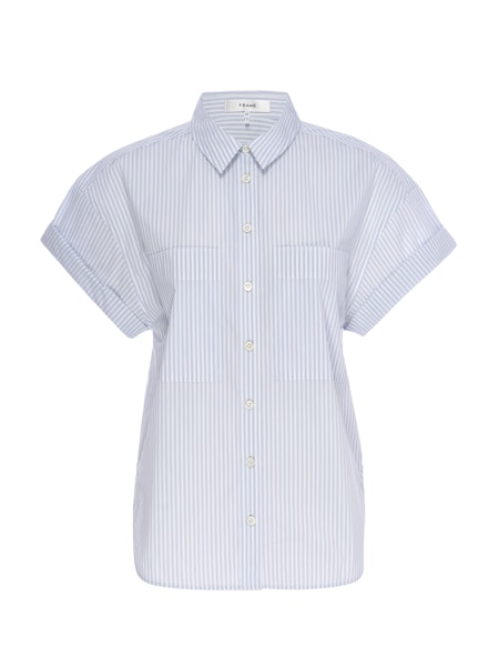 FRAME S/S Cuffed Button Up Shirt