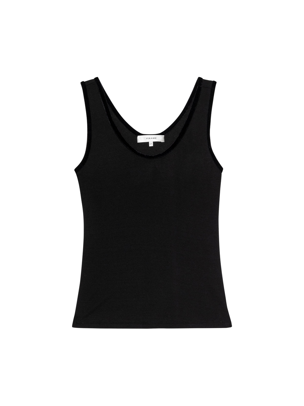 Frame The Velvet Trim Tank