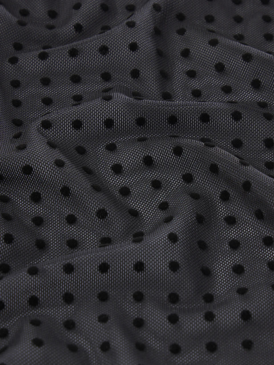 Frame The Mesh Polka Dot Top