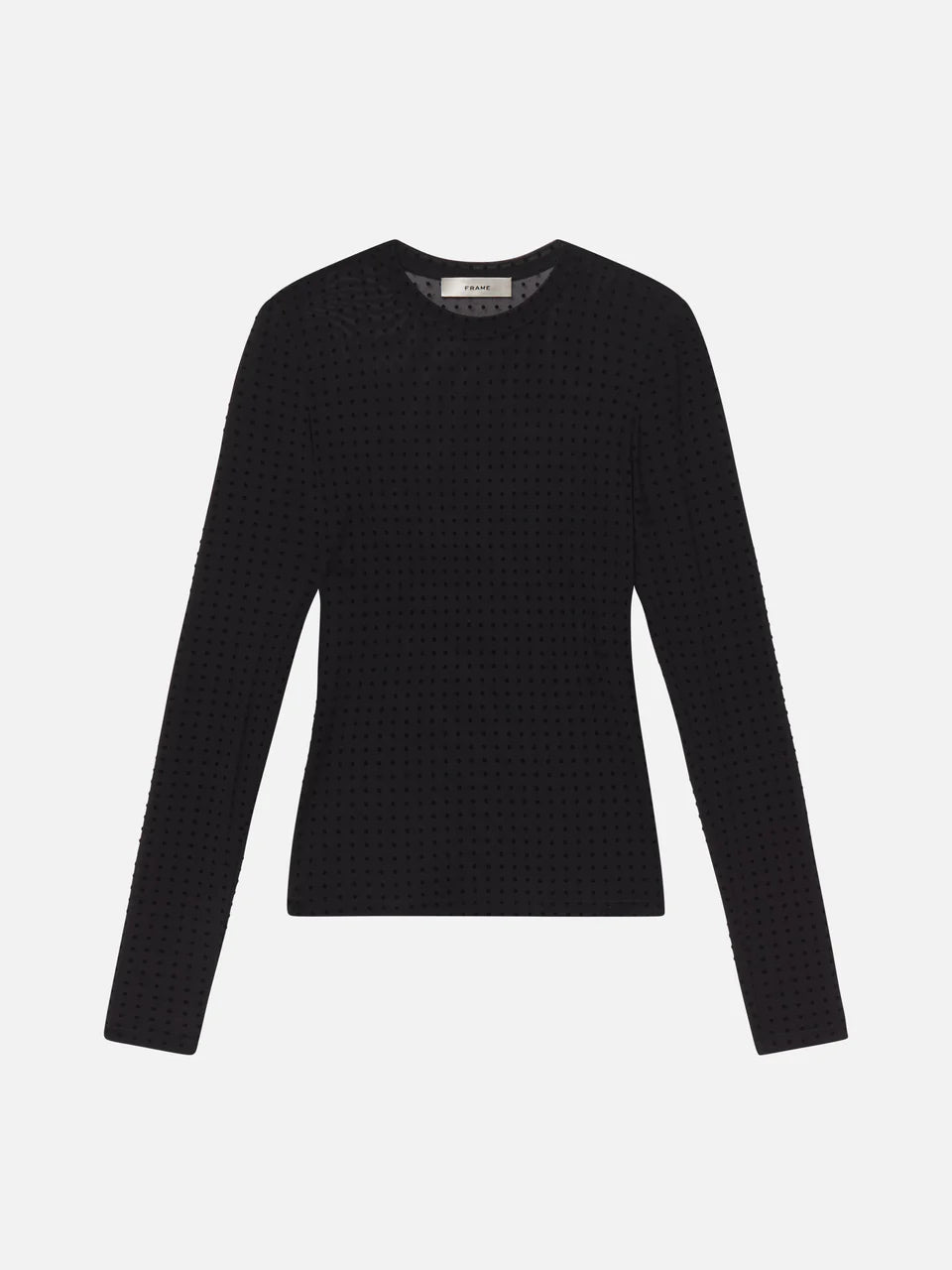 Frame The Mesh Polka Dot Top