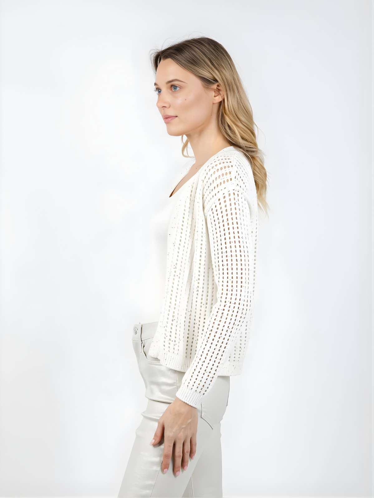 Wispr Astrid Sequin Cardigan