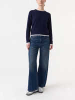 Wispr Double Contrast Trim Crew Neck Sweater_1025-W-021