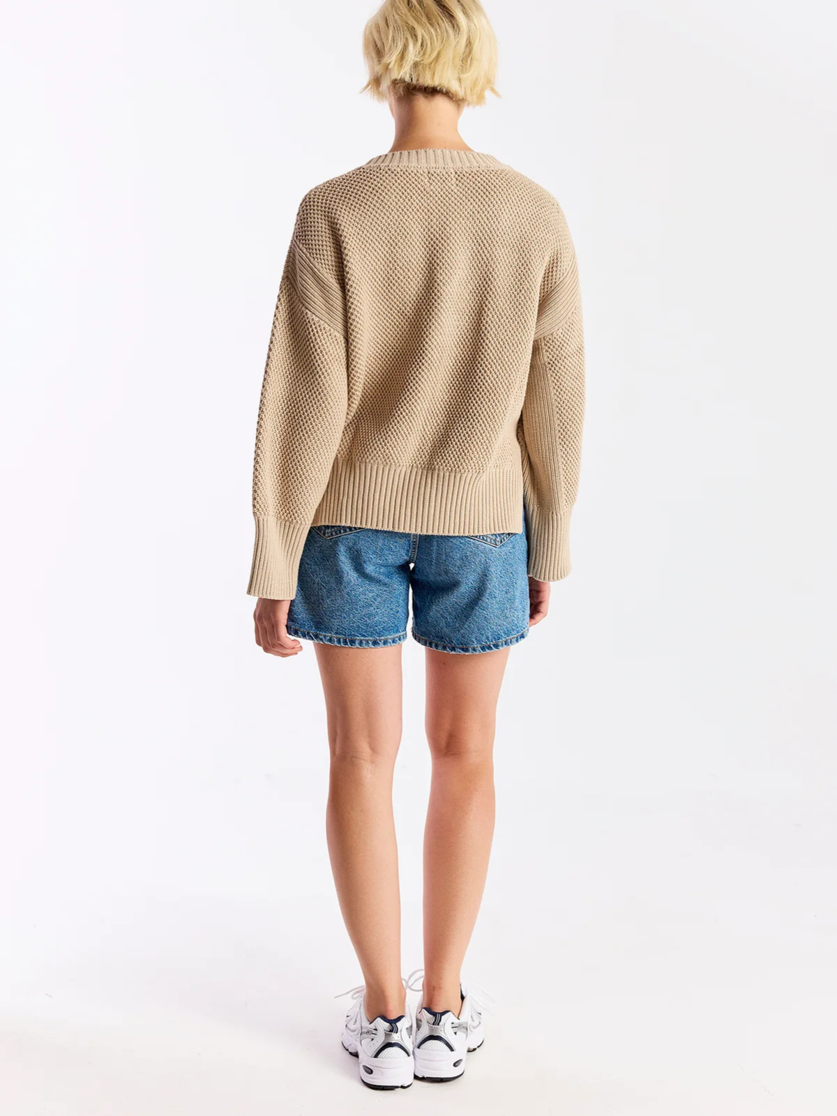 Wispr Pointelle Stitch Detail Cardi_W-001