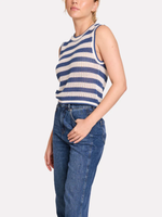Wispr Stripe Pointelle Tank_W-028