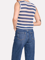 Wispr Stripe Pointelle Tank_W-028
