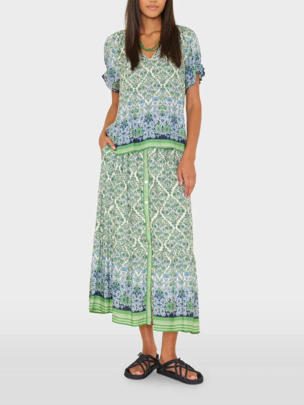 Xirena Taryn Cotton Skirt_X7SGF045