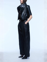 Yigal Azrouel Ts Cropped Leather Jacket_YANSJ06