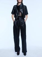 Yigal Azrouel Ts Cropped Leather Jacket_YANSJ06