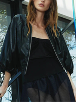 Yigal Azrouel Ts Olive Leather Jacket_YASS26WJ01