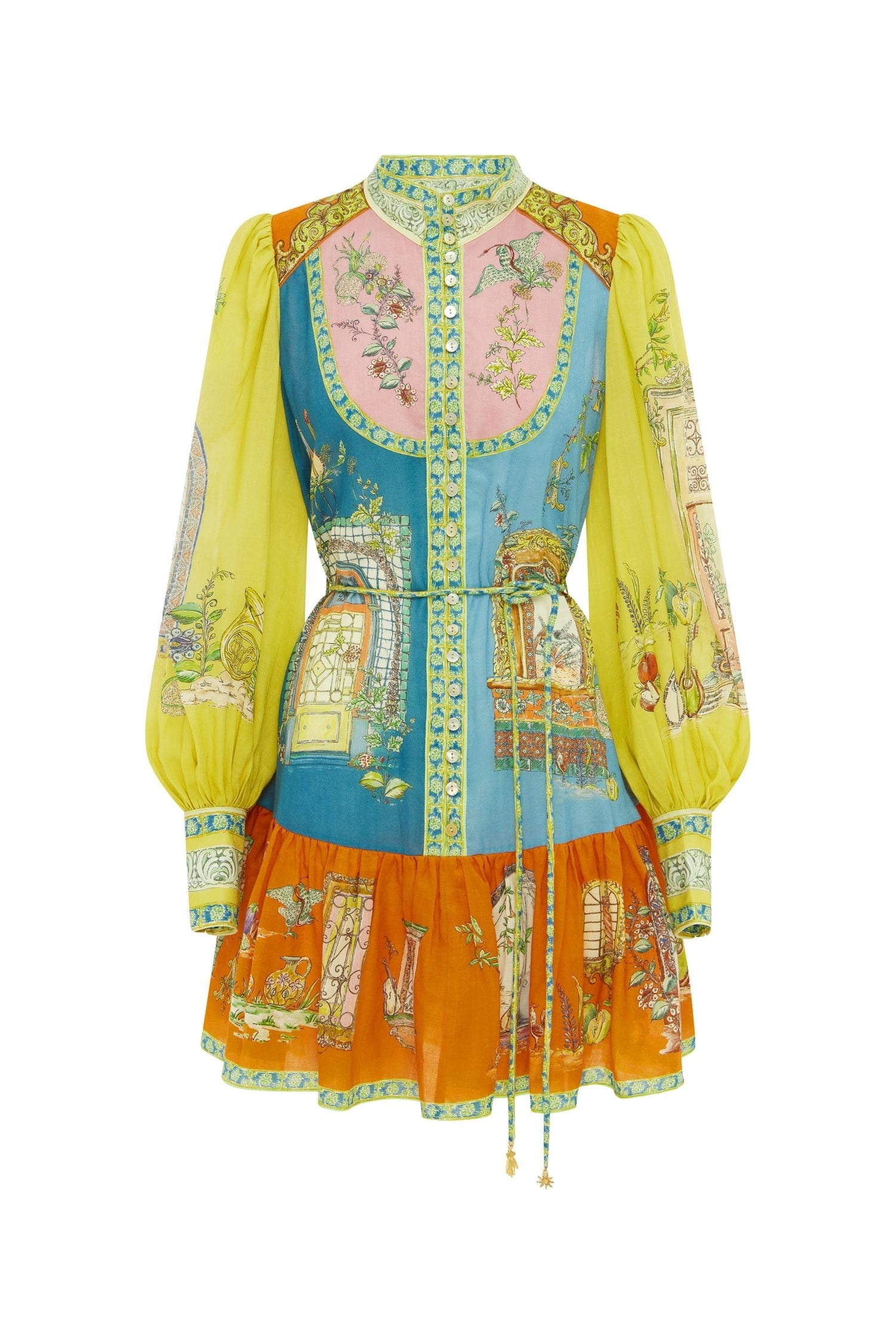 alemais yellow mini dress LA MUSICA MINI DRESS