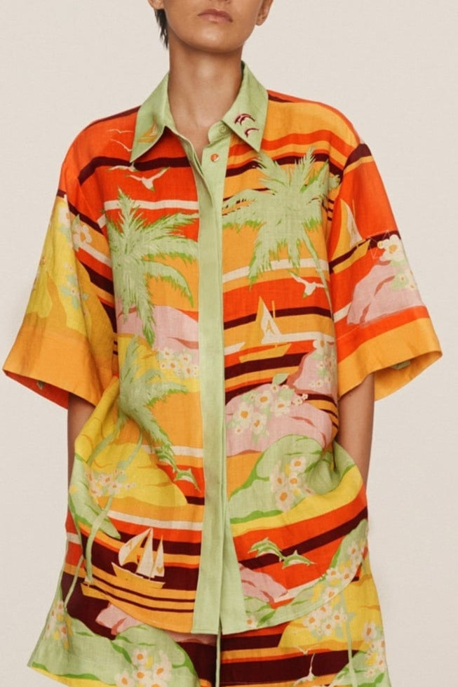 Alemais Palm Island Shirt