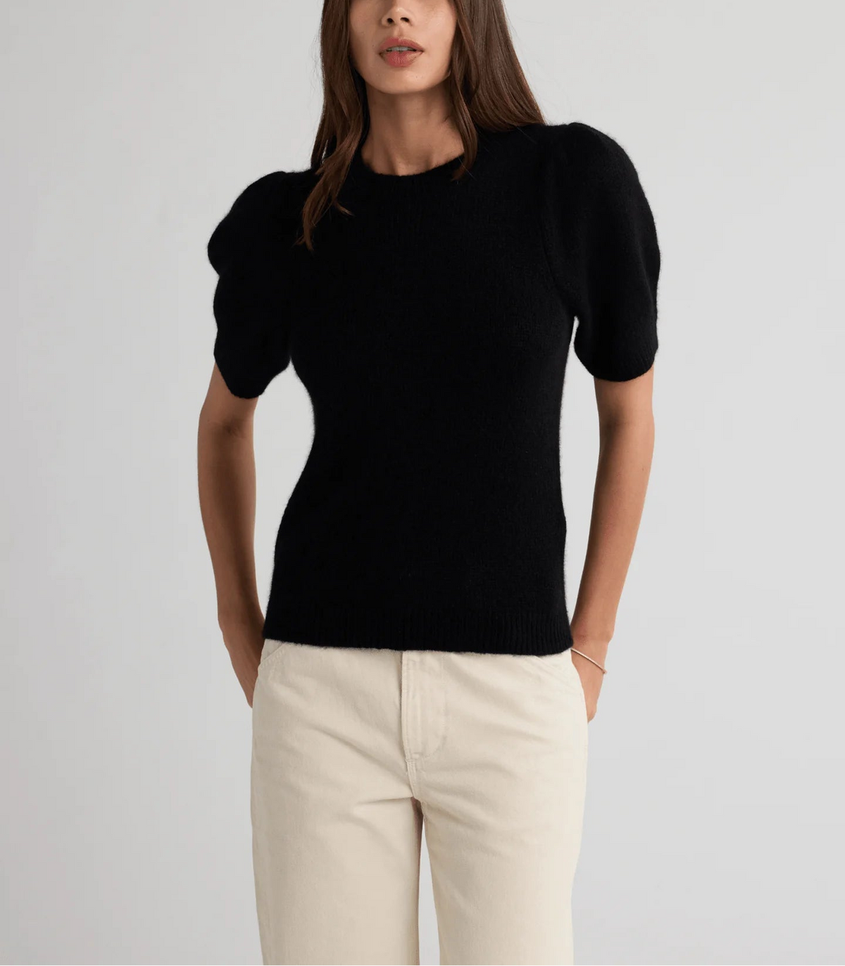 W.Cashmere Aria S\S Pullover