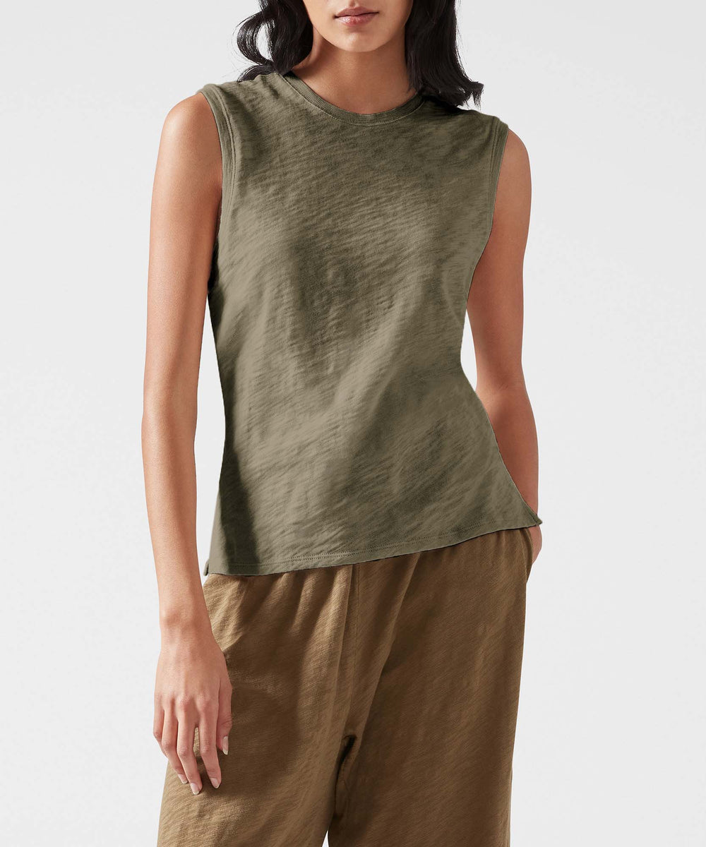 ATM Slub Jersey Sleeveless Schoolboy Tee