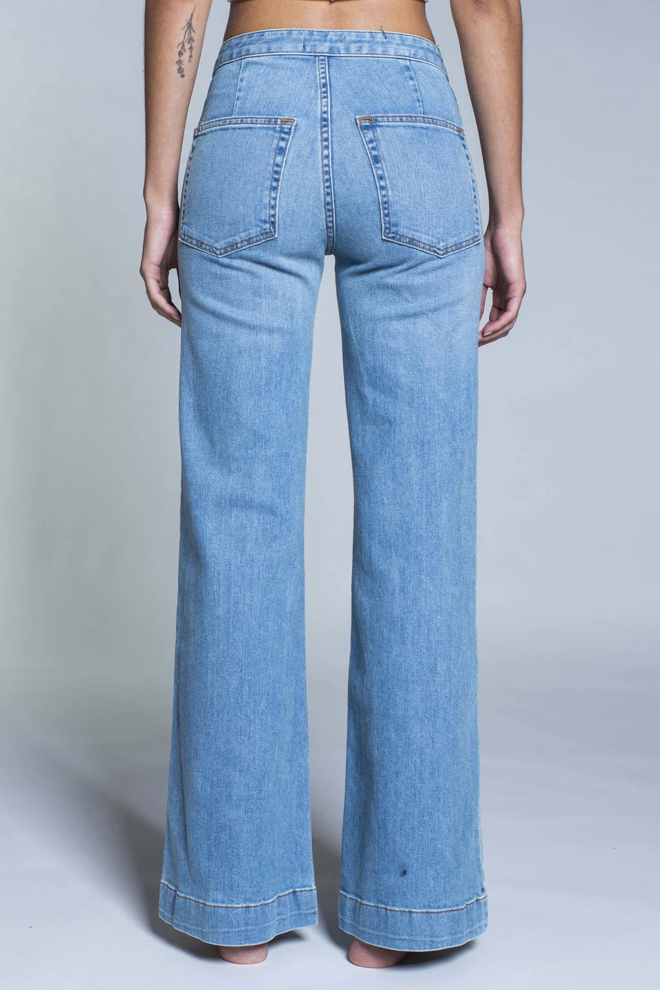 ASKK NY Brick House Wide Leg Dynomite Jeans