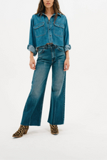 ASKK NY Crosby Combo Denim Shirt