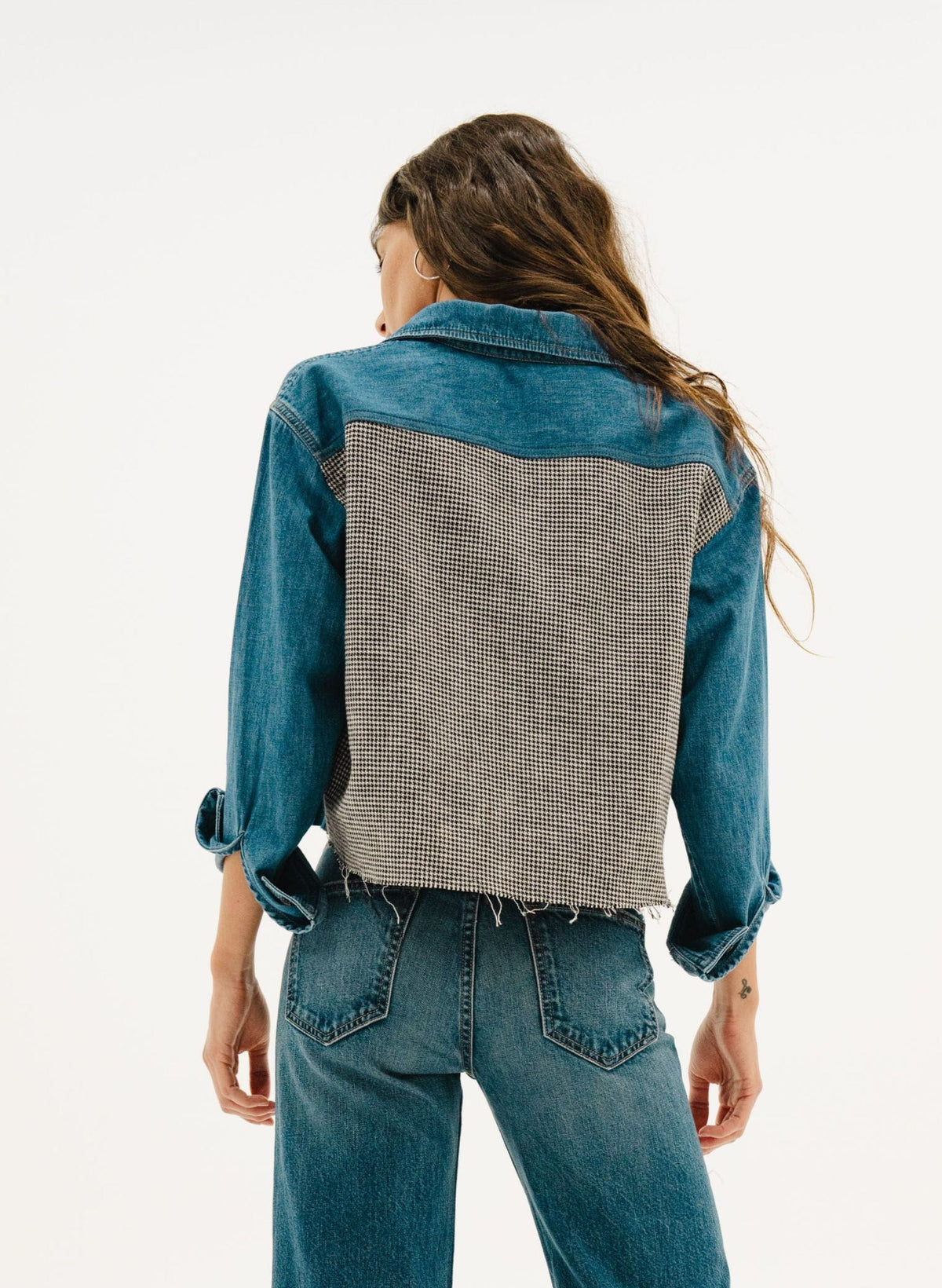 ASKK NY Crosby Combo Denim Shirt