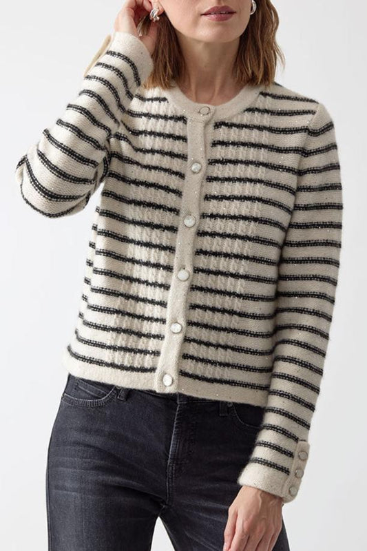 Autumn Cashmere Tuxedo Front Cable Jacket
