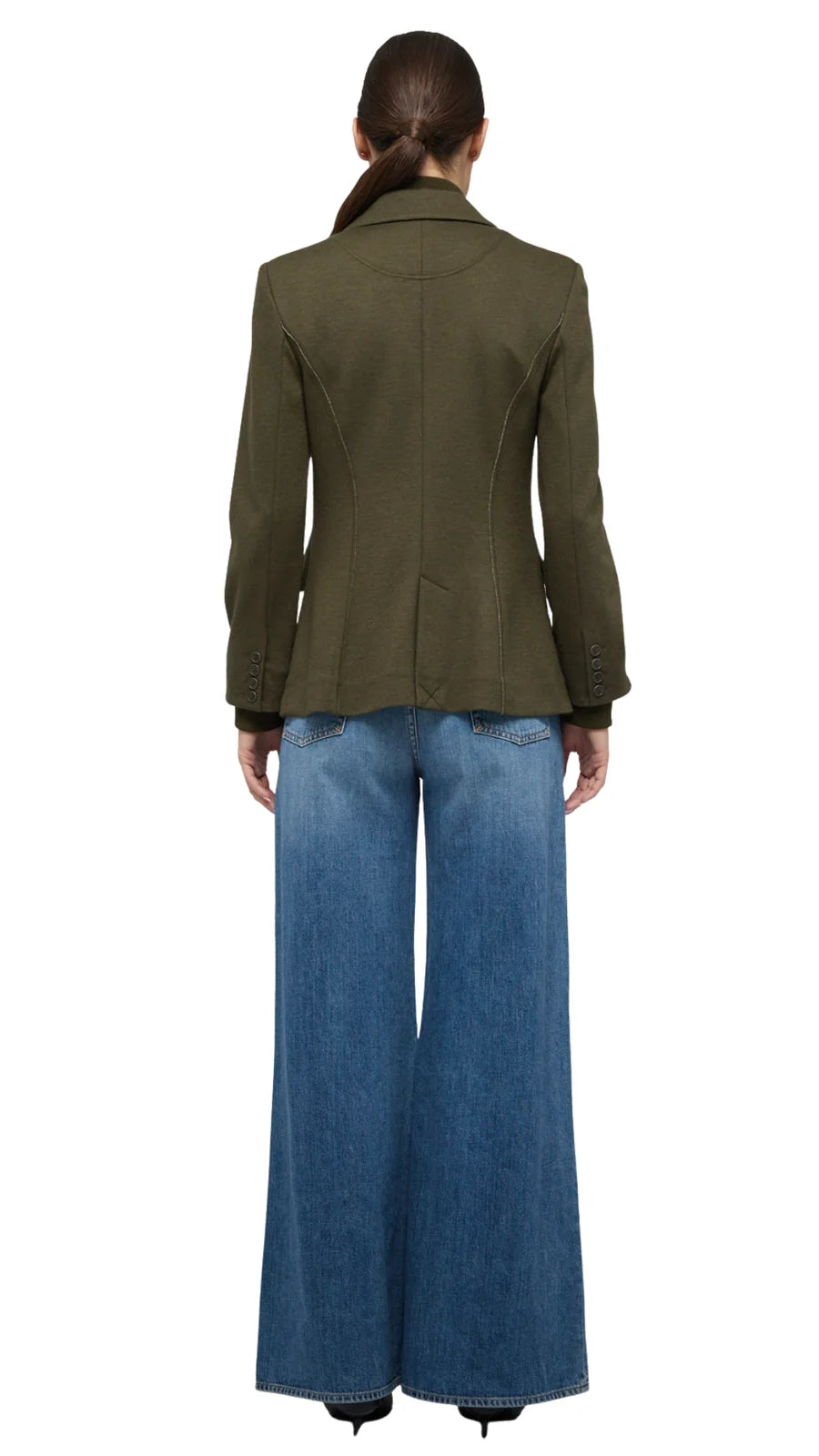 Simkhai Auden Knit Combo Blazer