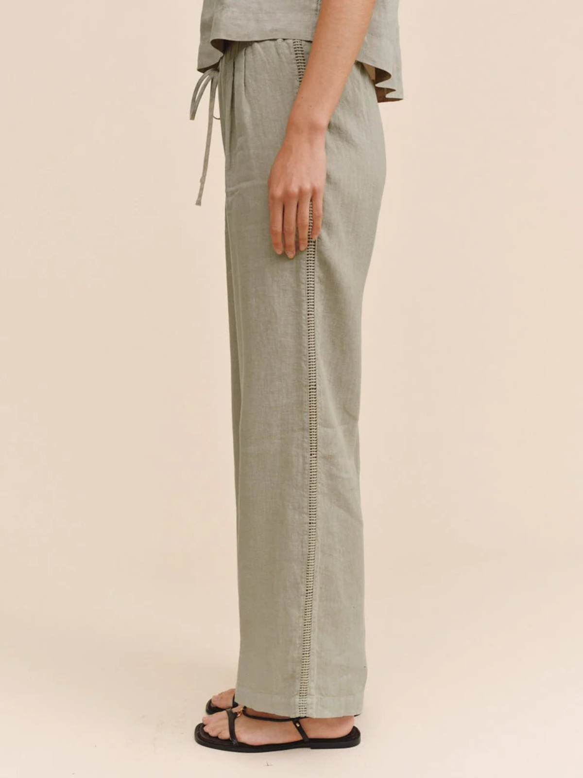 Bella Dahl Lattice Stripe Beach Pant_B3483-331-302