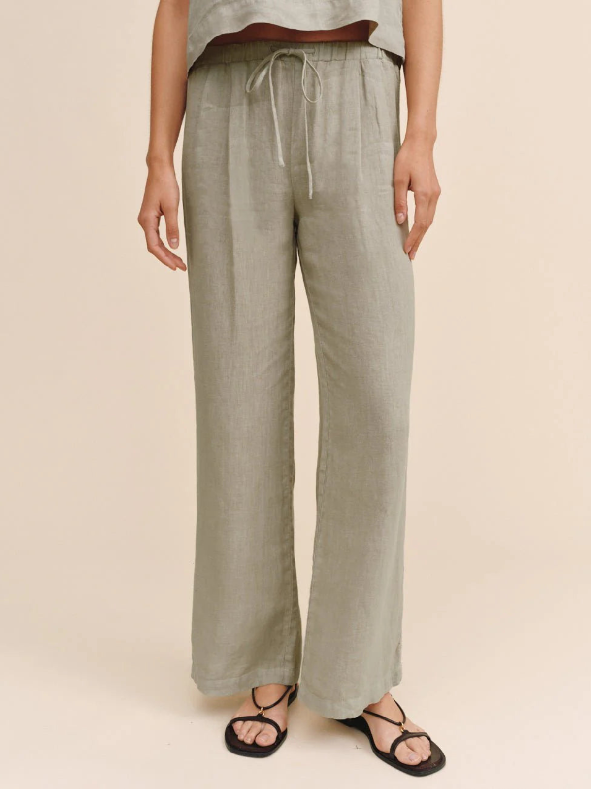 Bella Dahl Lattice Stripe Beach Pant_B3483-331-302