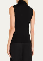 Majestic Soft Touch Sleeveless Turtleneck Top