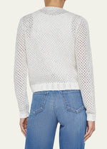 Lagence Blanca Sequin Crop Cardi