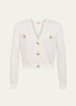 Lagence Blanca Sequin Crop Cardi