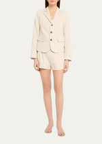 Frame The Striped Smart Blazer