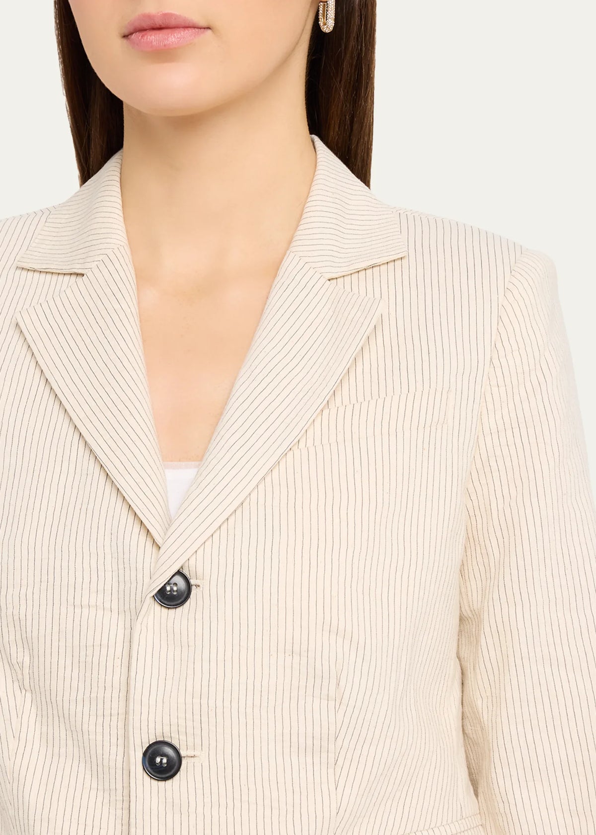 Frame The Striped Smart Blazer