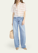 Frame The Lattice Crochet Blouse