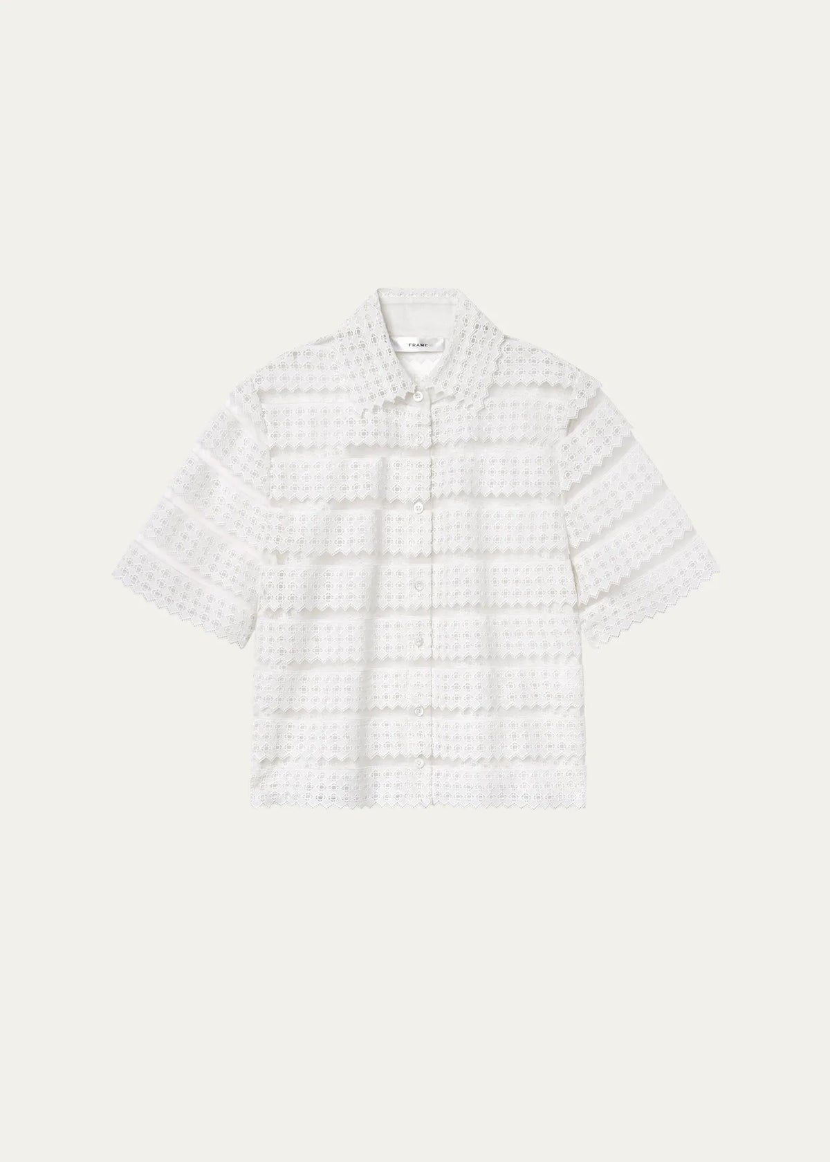 Frame The Lattice Crochet Blouse