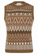 Purotatto Round Neck Knit Vest