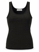 Karina Grimaldi Bowie Embellished Knit Tank
