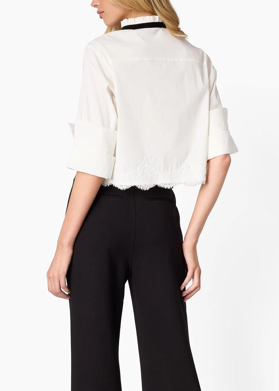 Cami Taylor Poplin Button Down Shirt
