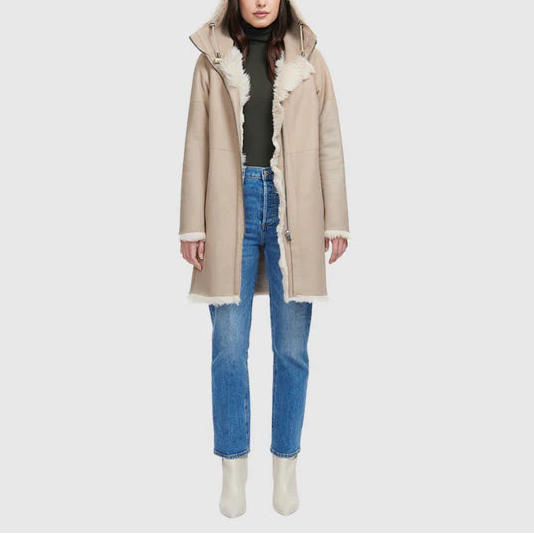 Hiso TS Capsule Reversible Shearling Jacket