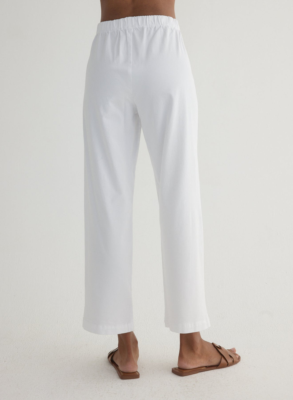 Bella Dahl Clean Front Wide Leg Crop Pants