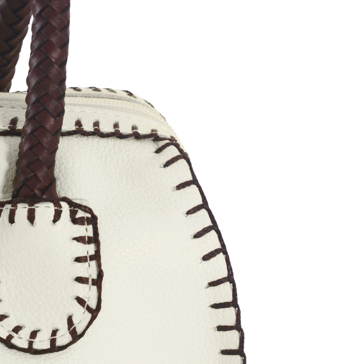 Carlos Falchi TS Mini Barrel Leather Bag