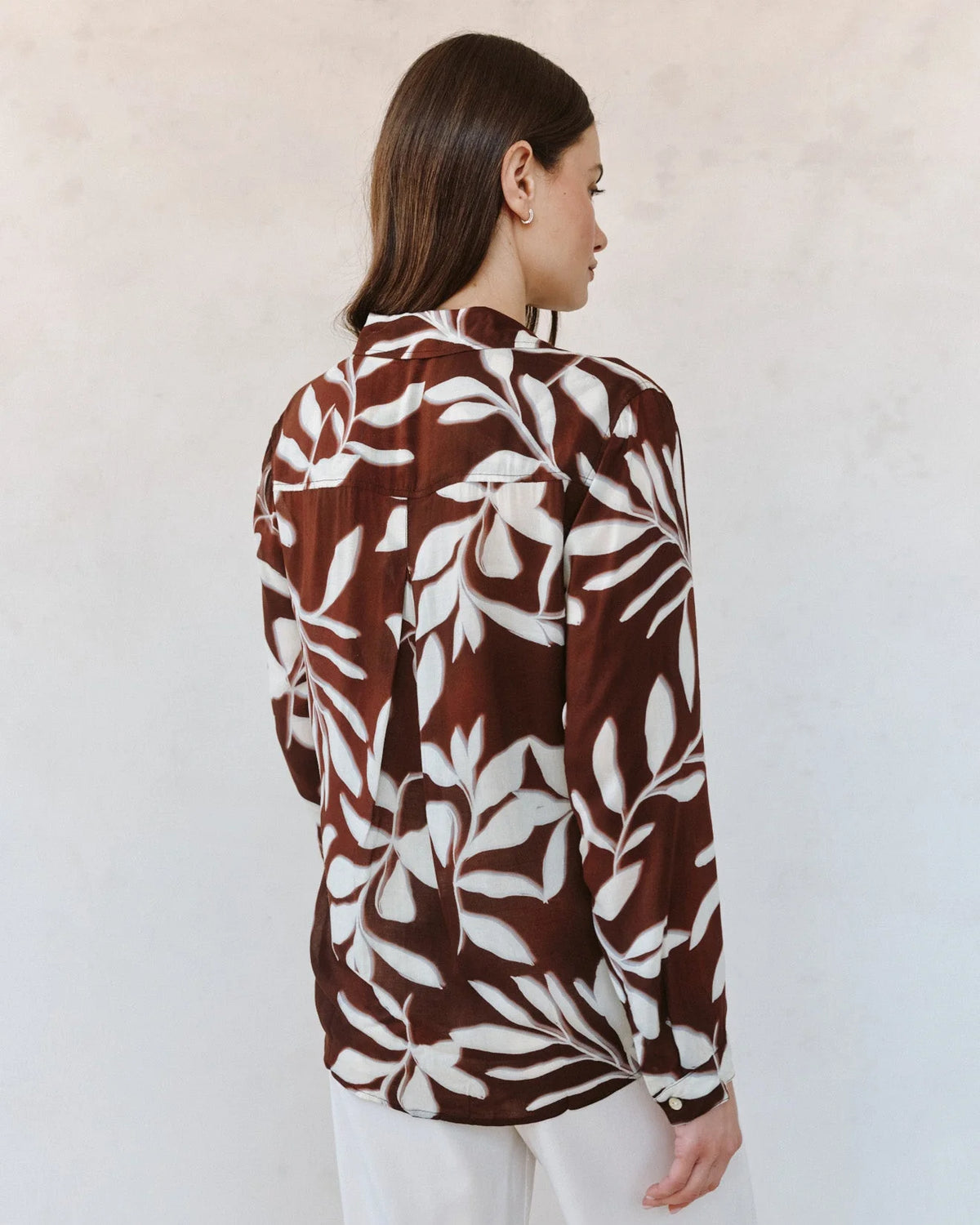 Bella Dahl Classic Button Down Printed Shirt