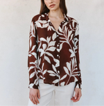 Bella Dahl Classic Button Down Printed Shirt