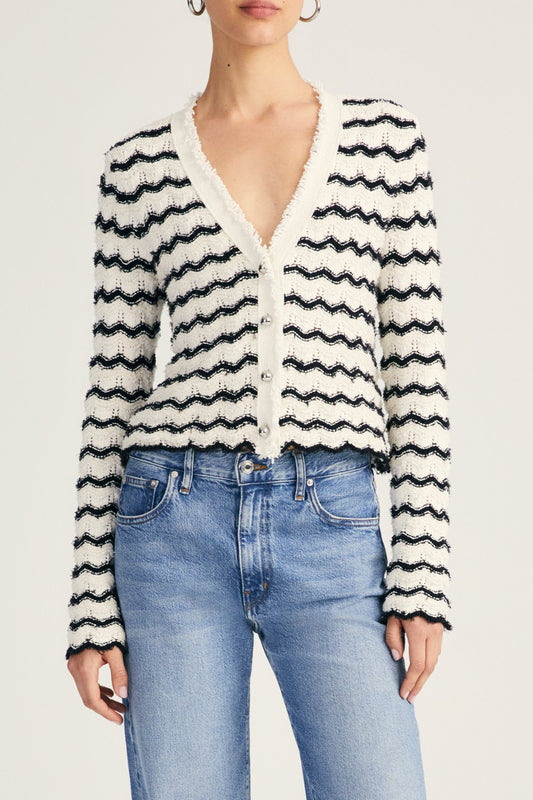 Derek Lam Noe Scalloped Cardigan