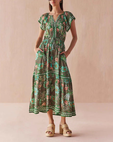 OMIKA Cora Midi Dress