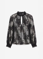 Ottodame Lace Mockneck Blouse