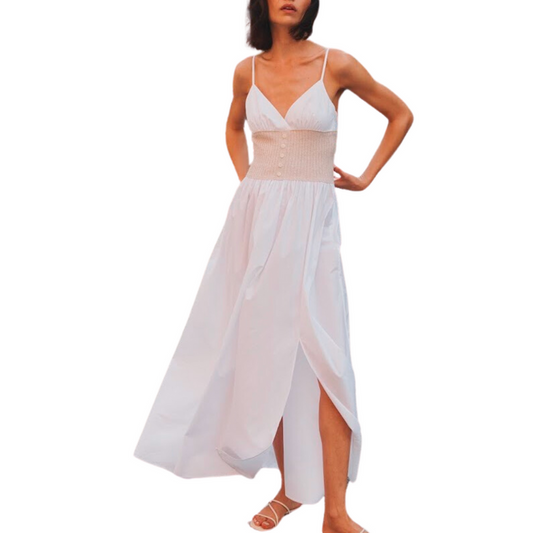Naadam Cotton Cashmere Full Length Hybrid Dress