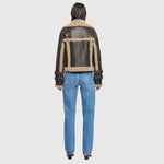 Hiso Ts Doll Shearling Biker Jacket