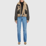 Hiso Ts Doll Shearling Biker Jacket