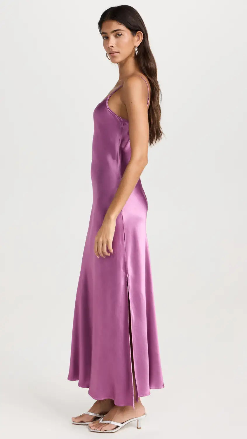 Enza Costa Bias Maxi Dress