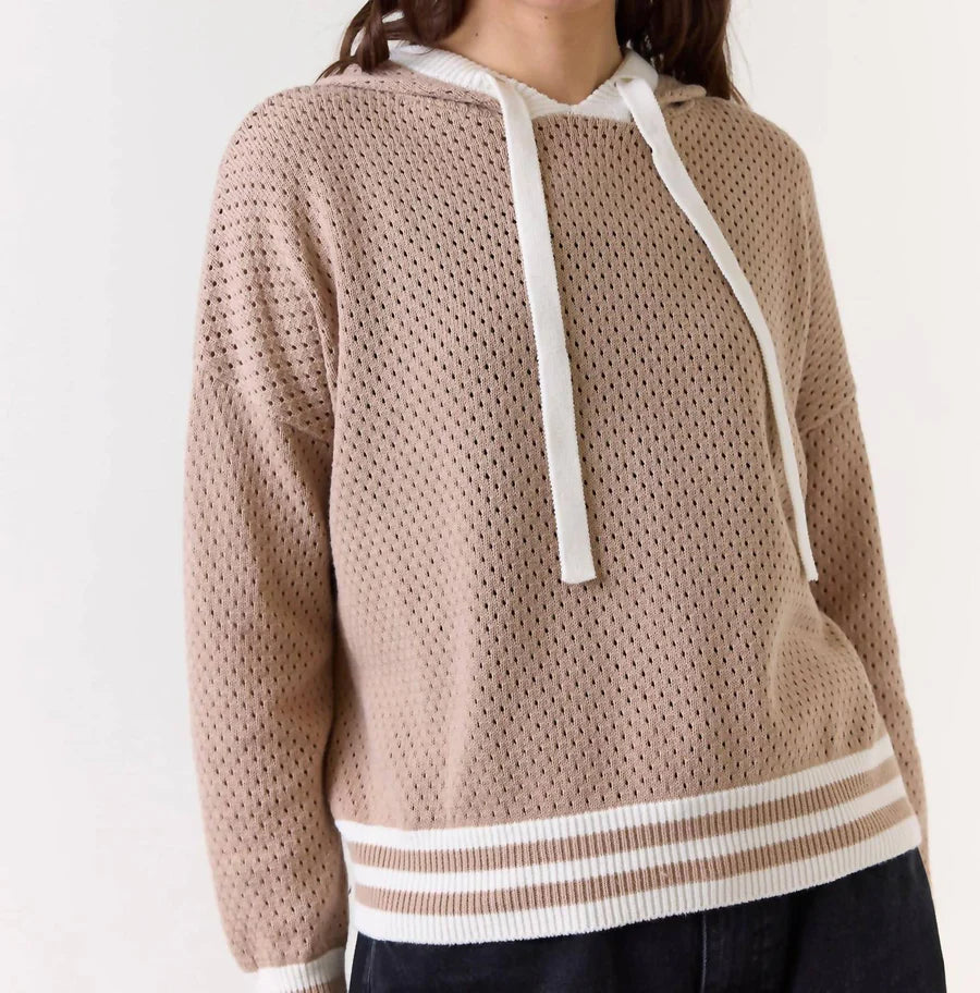 Wispr Vanessa Stripe Detail Hoodie