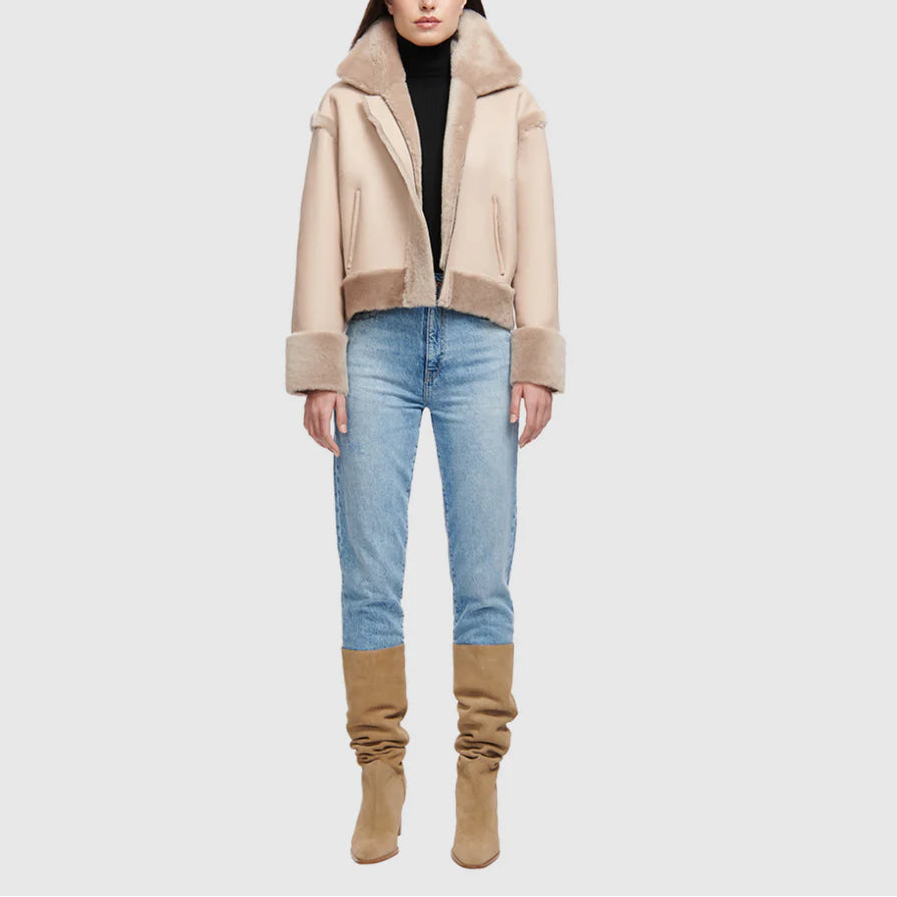 Hiso Ts Gaia Reversible Shearling Jacket